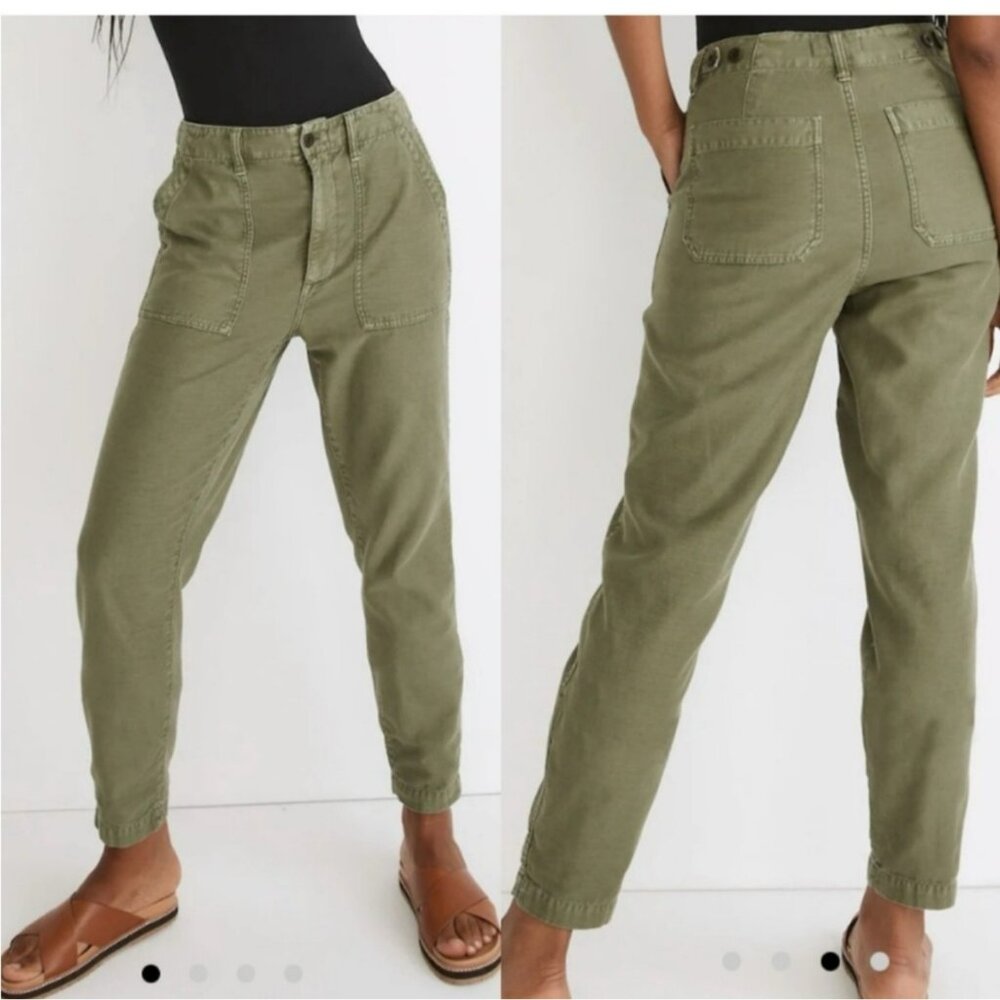 Madewell Womens 27 Griff Tapered Fatigue Cargo Pants